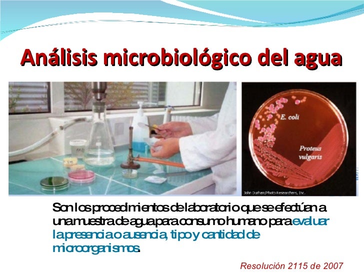Microbiología del agua