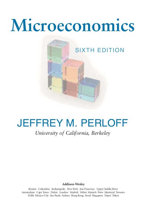 Microeconomics Robert Pindyck
