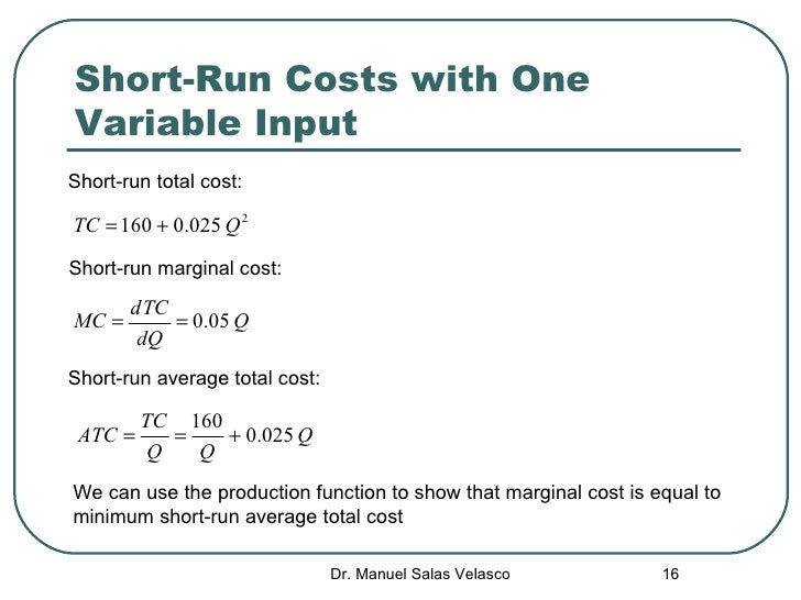 How do you work out the Variable cost?