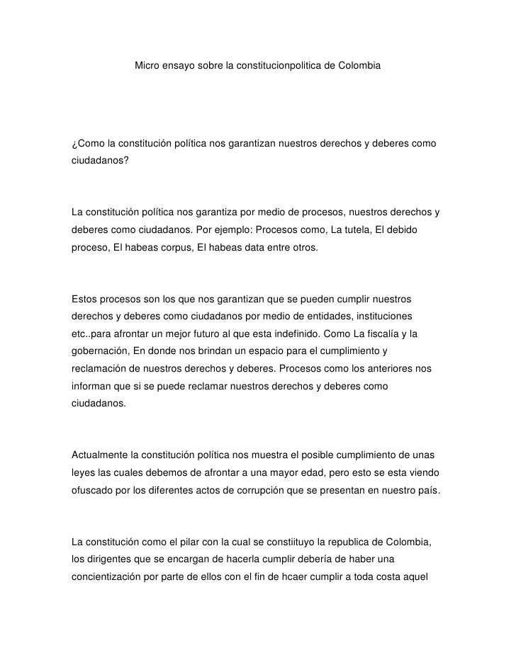 ENSAYO SOBRE LA CONSTITUCION ensayo sobre la constitucion: