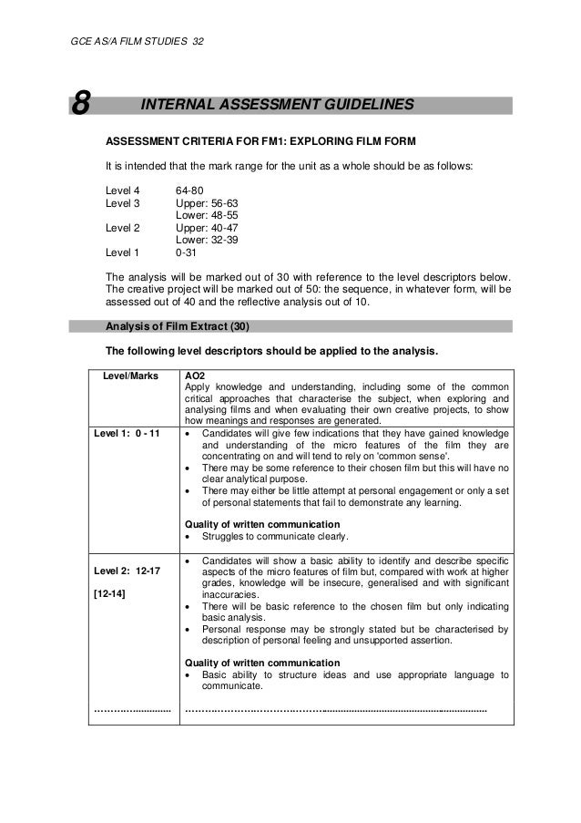 Micro elements of film essay