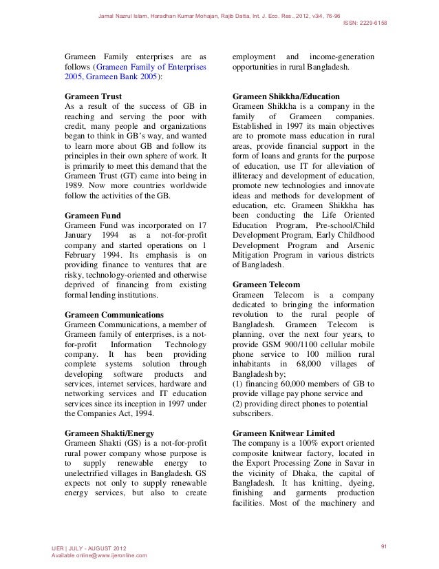 swot analysis of grameen bank of bangladesh A cost-effectiveness analysis of the grameen bank of bangladesh mark schreiner center for social development washington university in st louis campus box 1196. swot analysis of grameen bank of bangladesh A cost-effectiveness analysis of the grameen bank of bangladesh mark schreiner center for social development washington university in st louis campus box 1196.