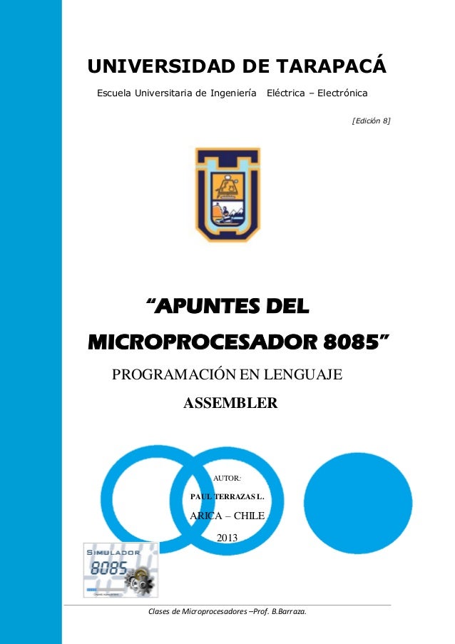 EL MICROPROCESADOR 8085 el microprocesador 8085: