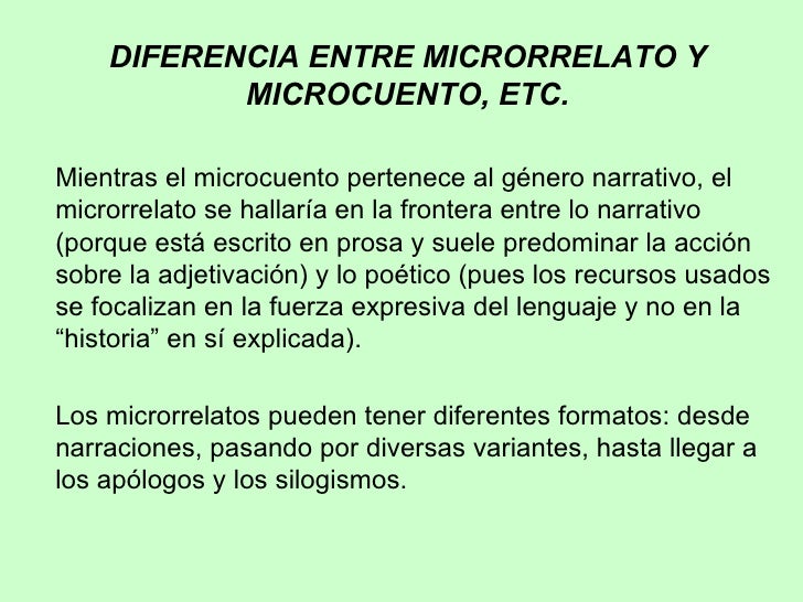 Microrrelatos