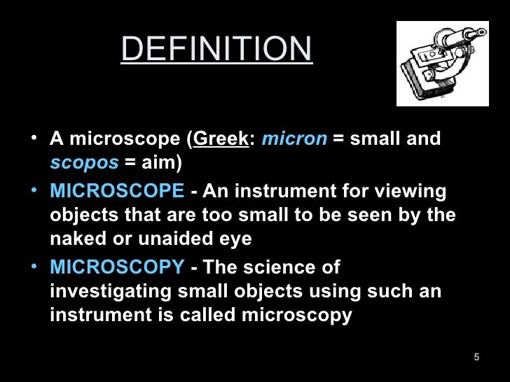 Microscopy