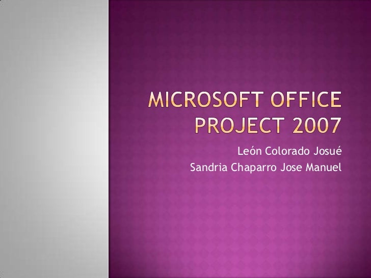 Must office 2007 market penetration with whom