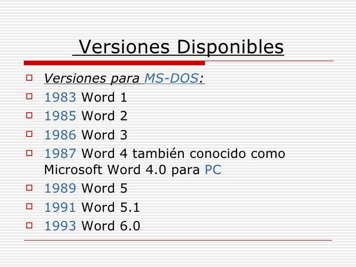 Microsoft office word