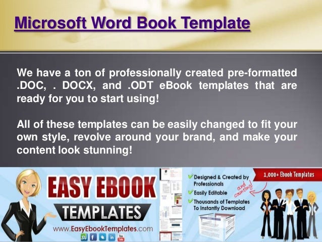Microsoft Word Book Template