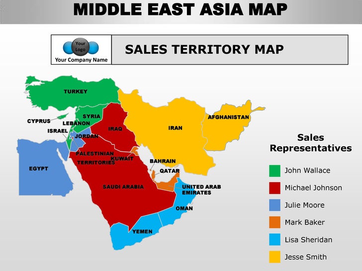 Middle East Asian Countries 96