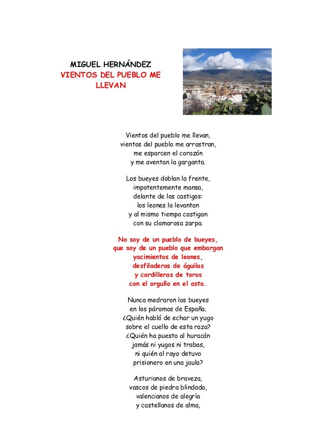 Miguel Hernández Vientos del pueblo