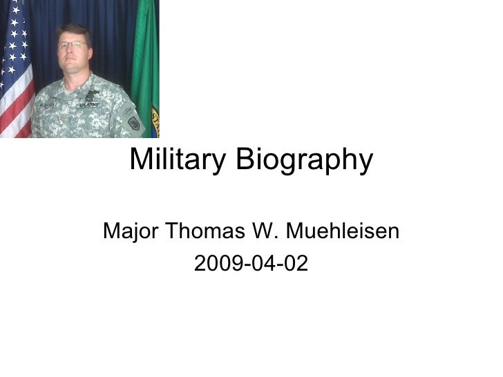 Military Biography