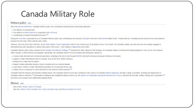 Essay canada military spending