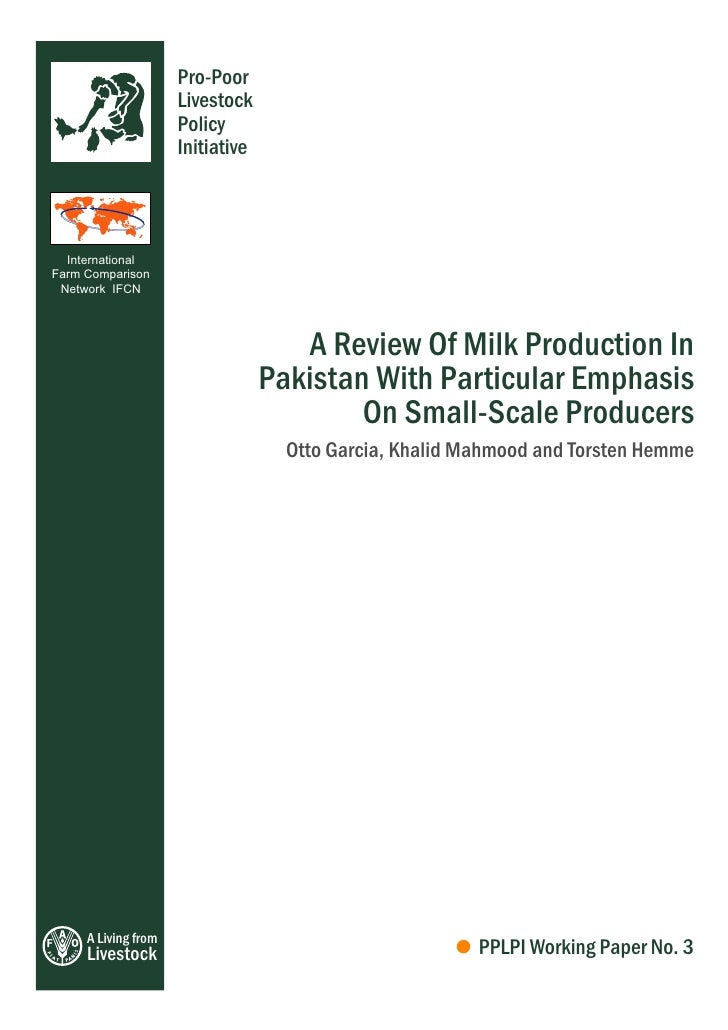 Milk Production In Pakistan
