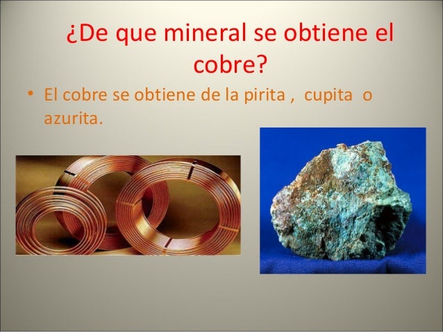 Minerales
