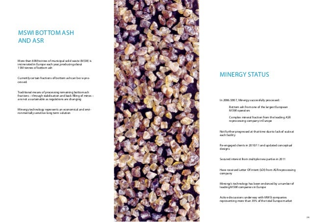 automobile shredder residue report