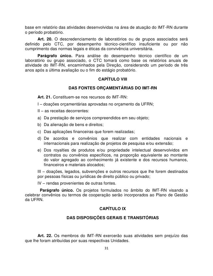 Minuta de relatorio
