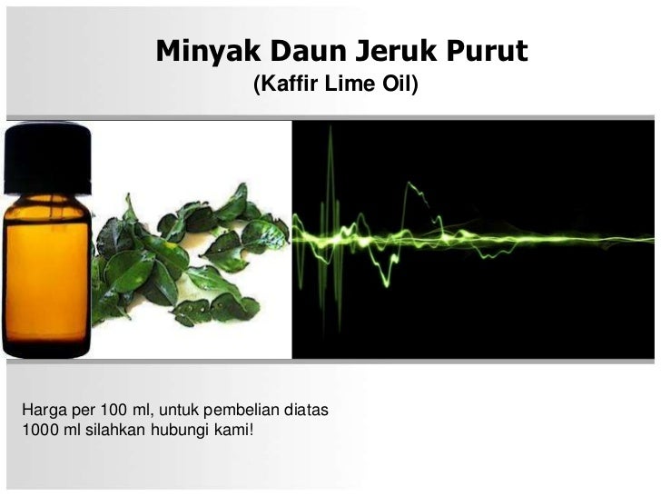 Minyak daun jeruk purut