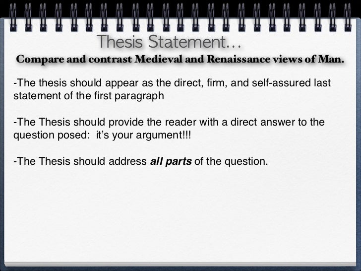 thesis statement generator compare contrast essay thesis statement generator compare contrast essay