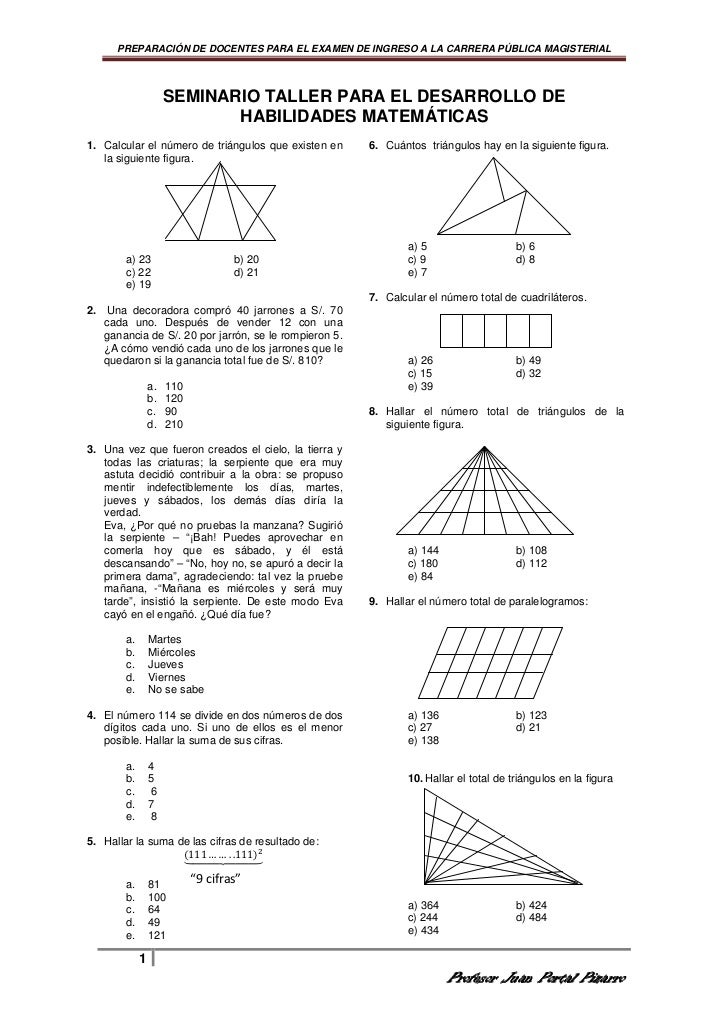 banco de preguntas de logica matematica razonamiento matematico para docentes banco de preguntas de logica matematica razonamiento matematico para docentes