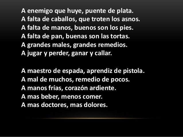 Resultado de imagen de Refranes con su explicación