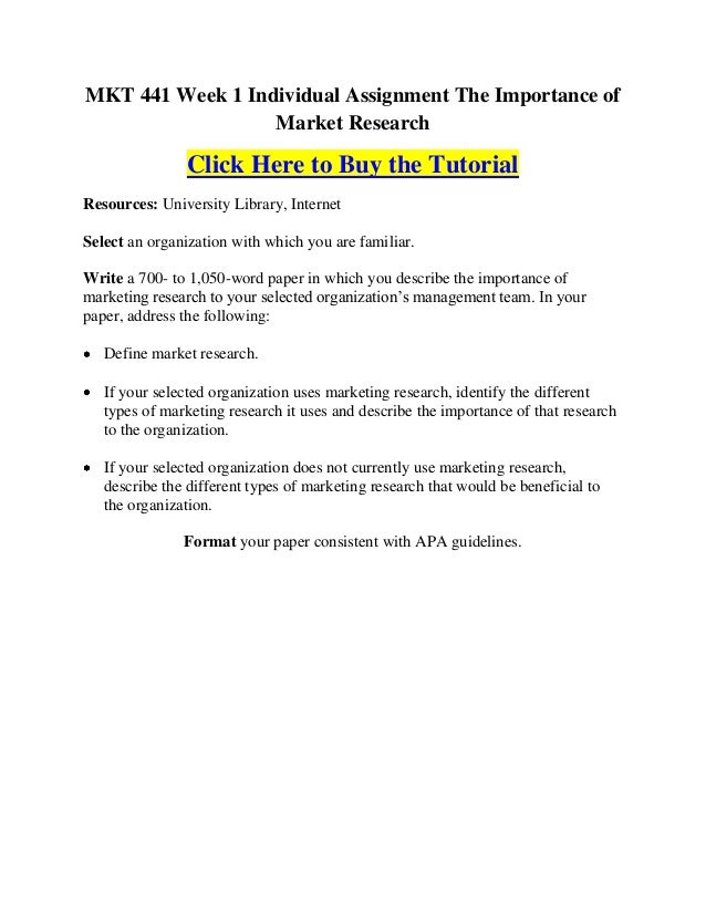 Importance of market research