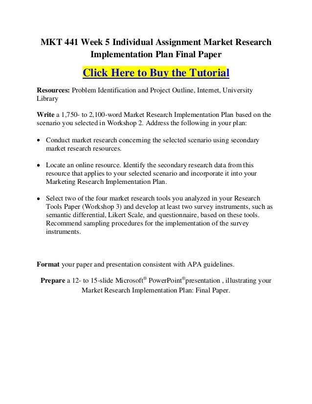 Plan a research paper