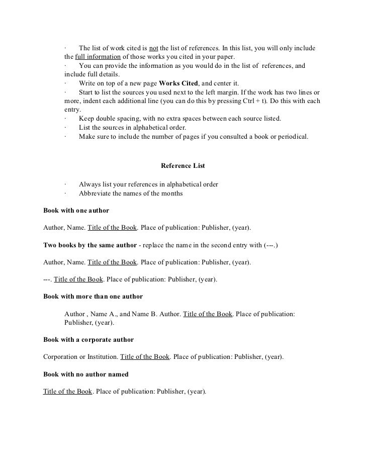Mla Works Cited For Essay Within A Book