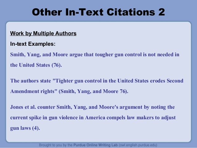 Citing format in mla paper research sources