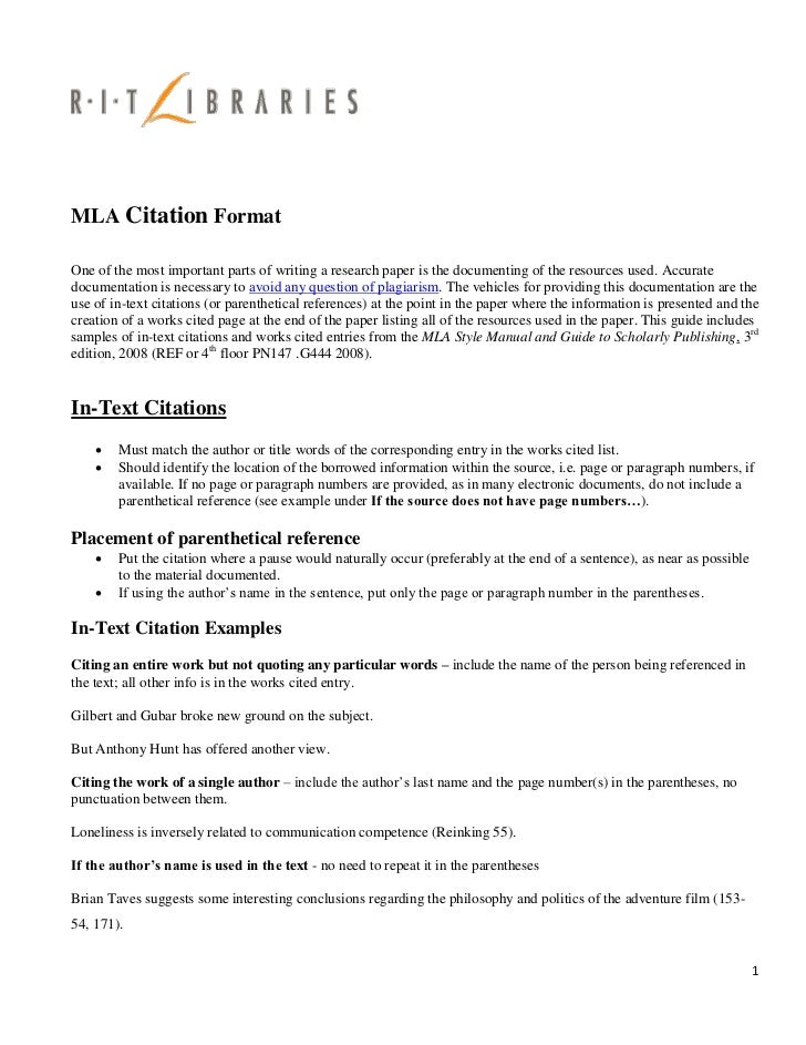 Mla format book citation in essay