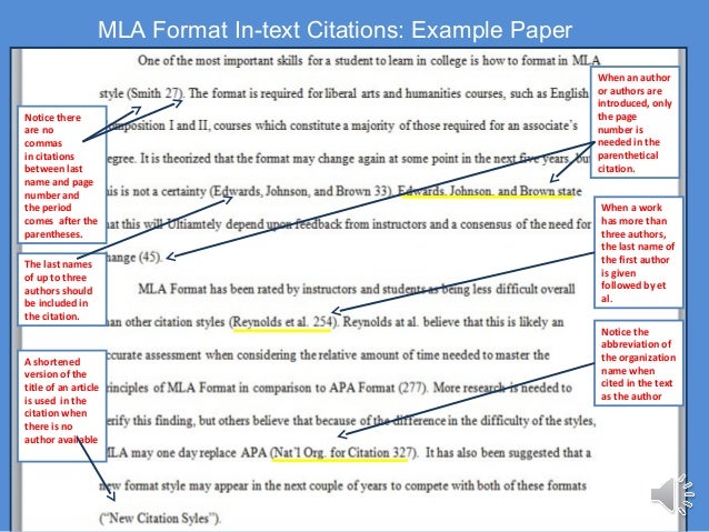 MLA In-Text Citations - OWL - Purdue University