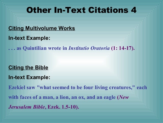 MLA In-Text Citation