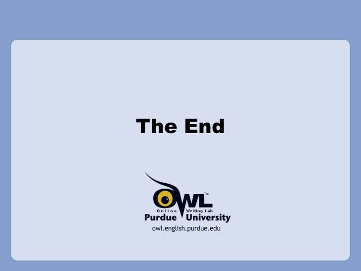 mla format in powerpoint