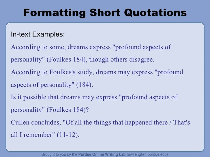 citing mla in text