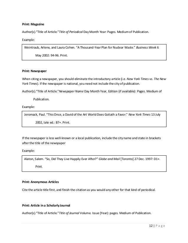 magazine titles style guide