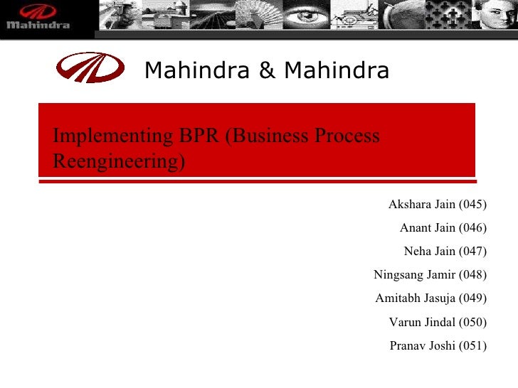 Business process reengineering case study india