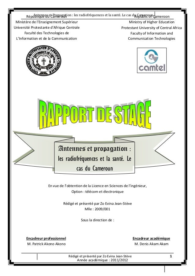 Mémoire de fin d'études FTICUPAC 2012