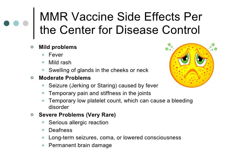 Side Effects Of Mmr Vaccine In Adults 95