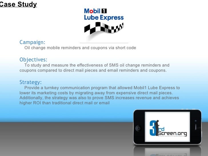 Mobile sms marketing case studies