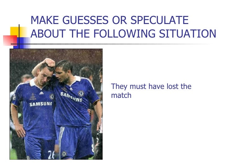 Modals of speculation