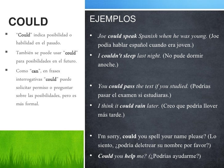 Modals verbs
