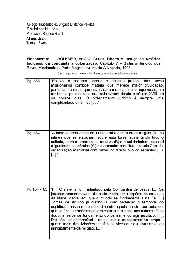 Modelo de-fichamento em word