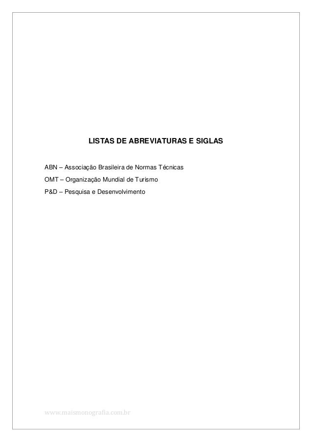 Monografia normas abnt
