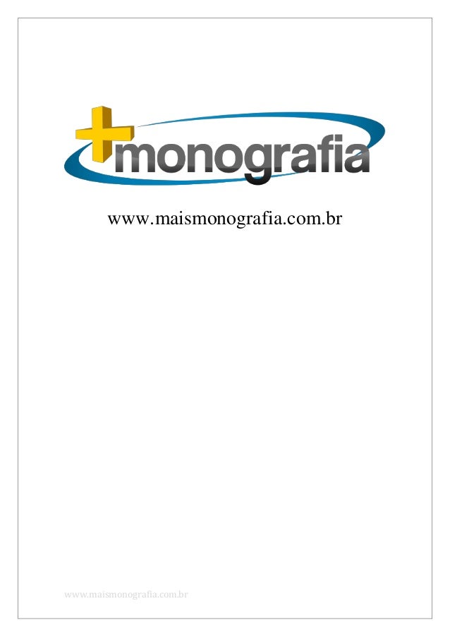 Exemplo monografia abnt