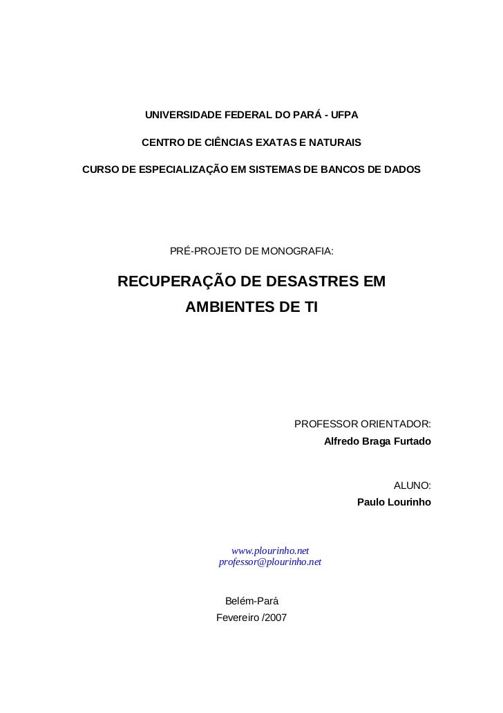 Pre projeto monografia pronto