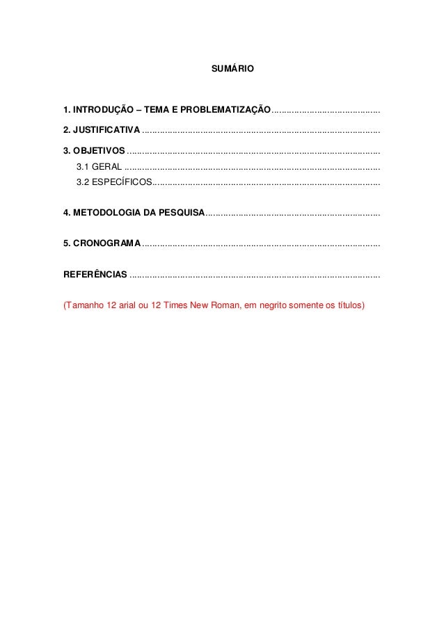 Pre projeto de artigo