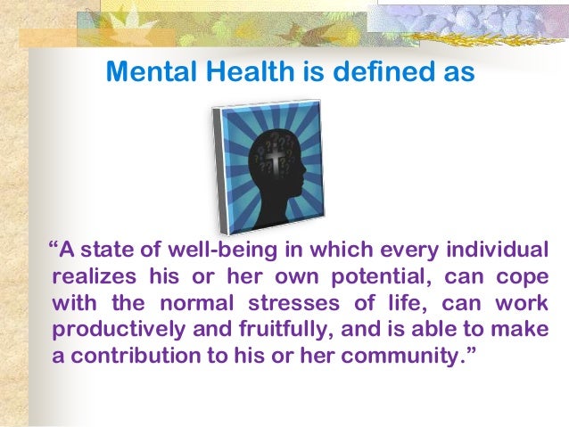 mental illness definition