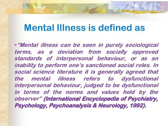 define mental health