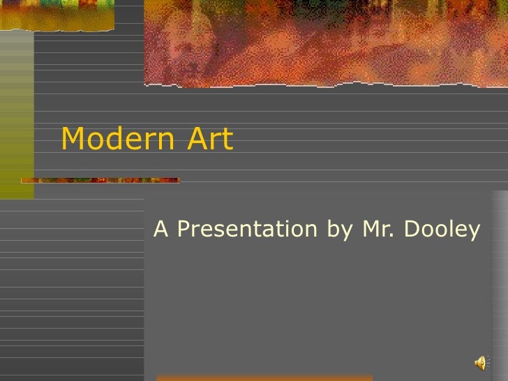 Modern Art 20 Slide Presentation