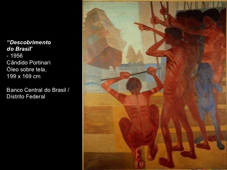 Resultado de imagem para o descobrimento do brasil candido portinari