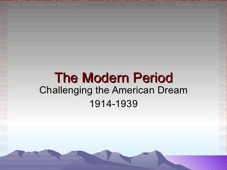 Modernism Literature
